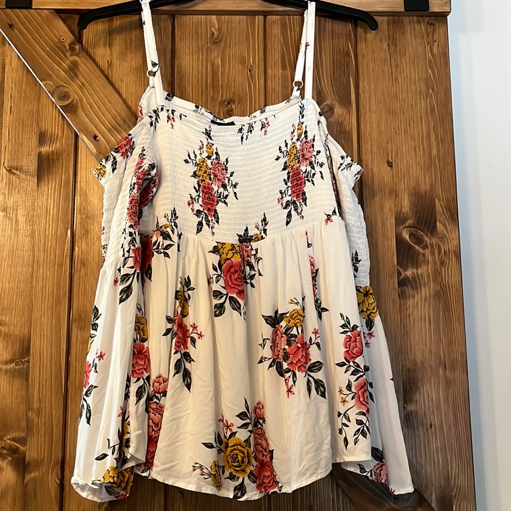 Torrid bell sleeve off shoulder blouse